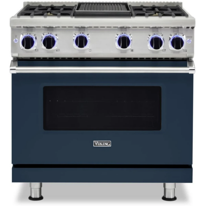 Viking® 7 Series 36" Stainless Steel Pro Style Range VGR73624GSS