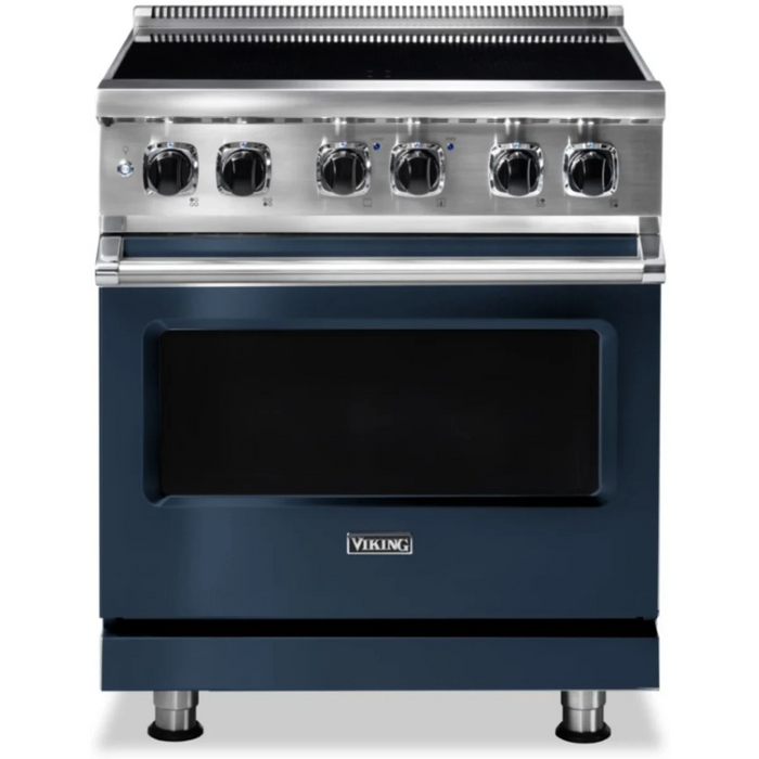 Viking® 5 Series 30" Stainless Steel Pro Style Induction Range VIR53024BSS