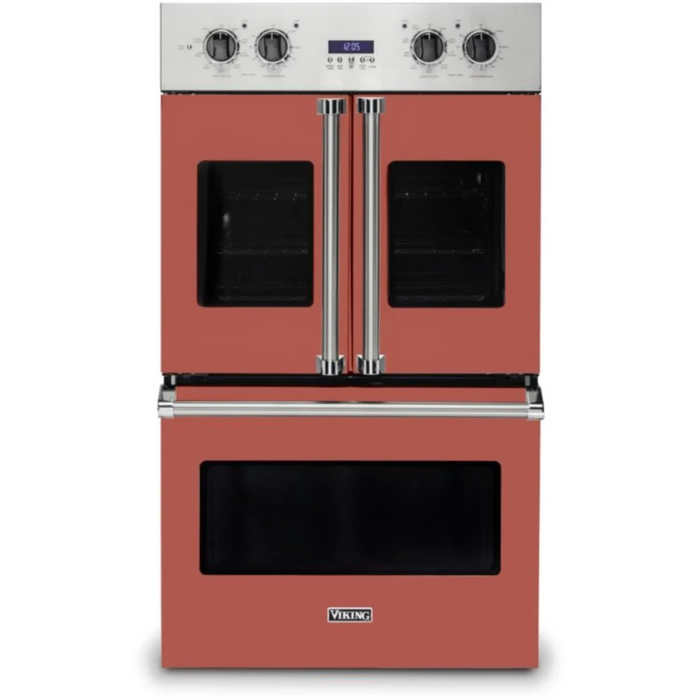 Viking® Professional 7 Series 30" Stainless Steel Electric Built In Double French Door Oven VDOF7301SS