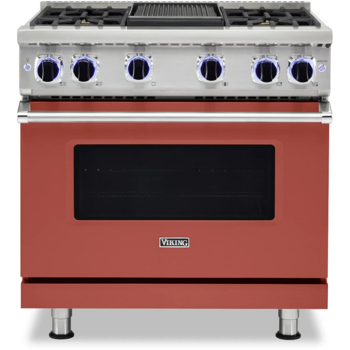 Viking® 7 Series 36" Stainless Steel Pro Style Range VGR73624GSS