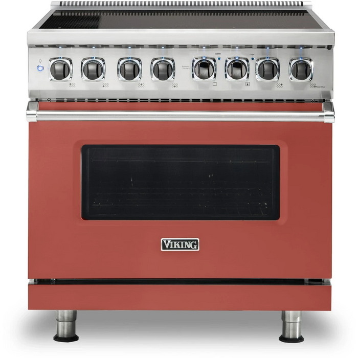 Viking® 5 Series 36" Stainless Steel Pro Style Induction Range VIR53626BSS