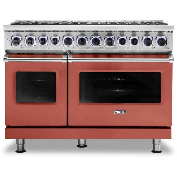 Viking® 7 Series 48" Stainless Steel Pro Style Dual Fuel Range VDR74828BSSLP