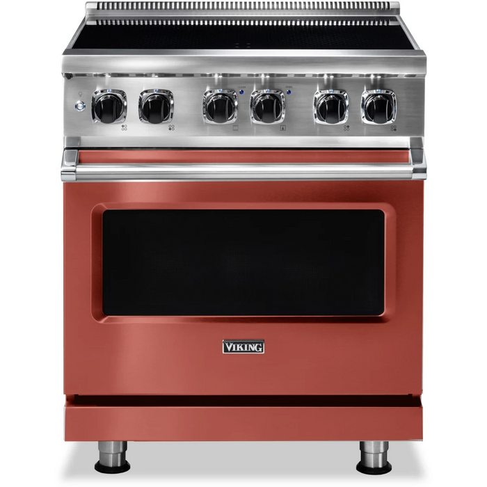 Viking® 5 Series 30" Stainless Steel Pro Style Induction Range VIR53024BSS