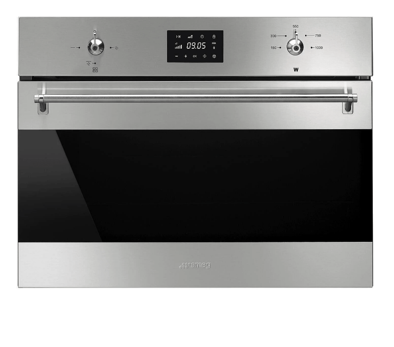 SMEG 24' Total Capacity Electric Single Wall Oven, Stainless Steel Cavity in Stainless Steel , SFU4300MX SMEG