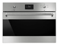 SMEG 24' Total Capacity Electric Single Wall Oven, Stainless Steel Cavity in Stainless Steel , SFU4300MX SMEG
