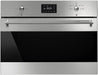 SMEG 24' Total Capacity Electric Single Wall Oven, Stainless Steel Cavity in Stainless Steel , SFU4300MX SMEG