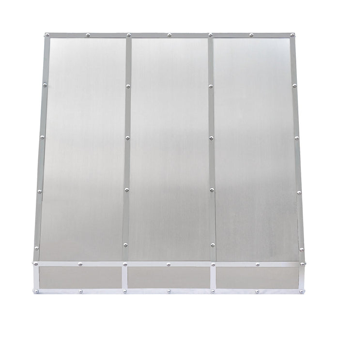 Sloped Handcrafted Stainless Steel Custom Vent Hoods