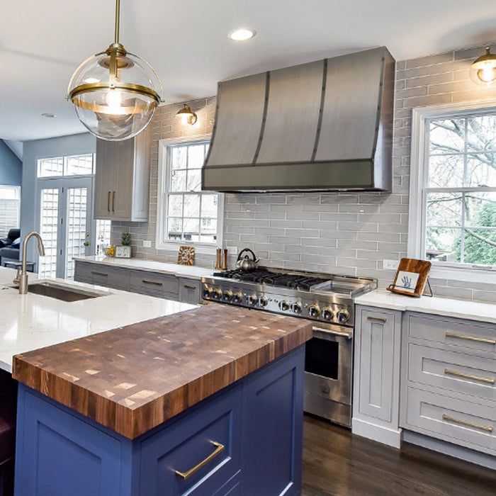 Stainless Steel Custom Slope Kitchen Hoods