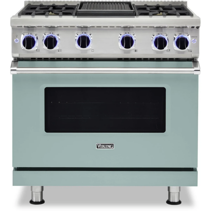 Viking® 7 Series 36" Stainless Steel Pro Style Range VGR73624GSS
