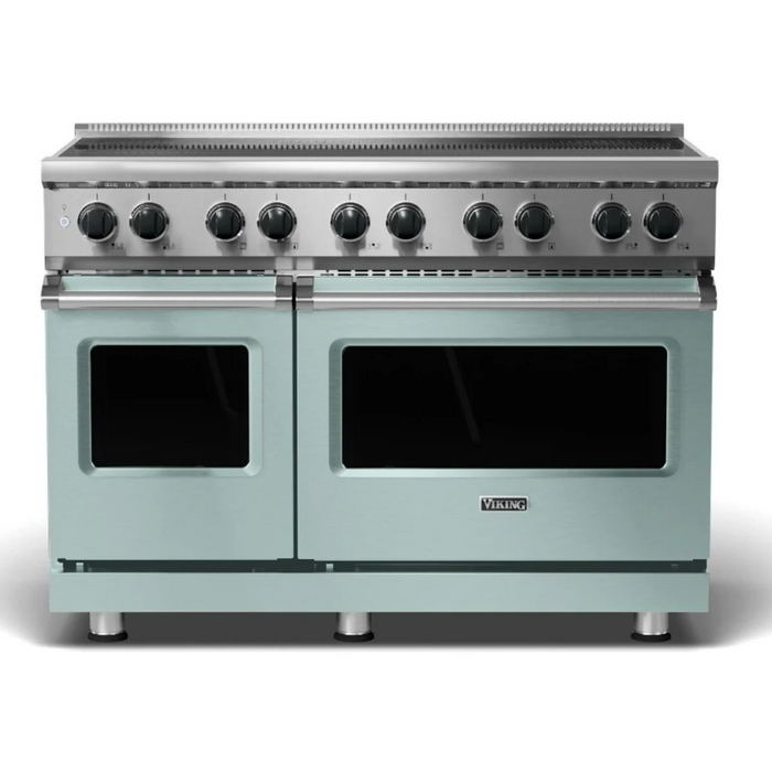 Viking® 5 Series 48" Stainless Steel Pro Style Induction Range VIR54836BSS