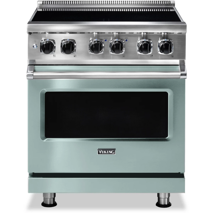 Viking® 5 Series 30" Stainless Steel Pro Style Induction Range VIR53024BSS