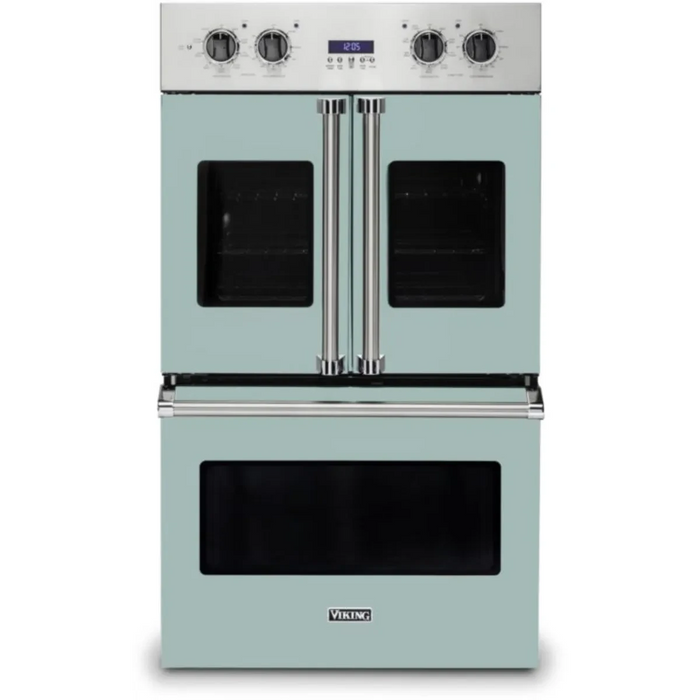 Viking® Professional 7 Series 30" Stainless Steel Electric Built In Double French Door Oven VDOF7301SS