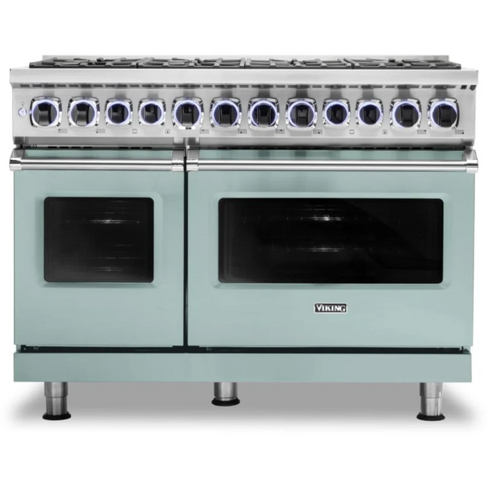 Viking® 7 Series 48" Stainless Steel Pro Style Dual Fuel Range VDR74828BSSLP