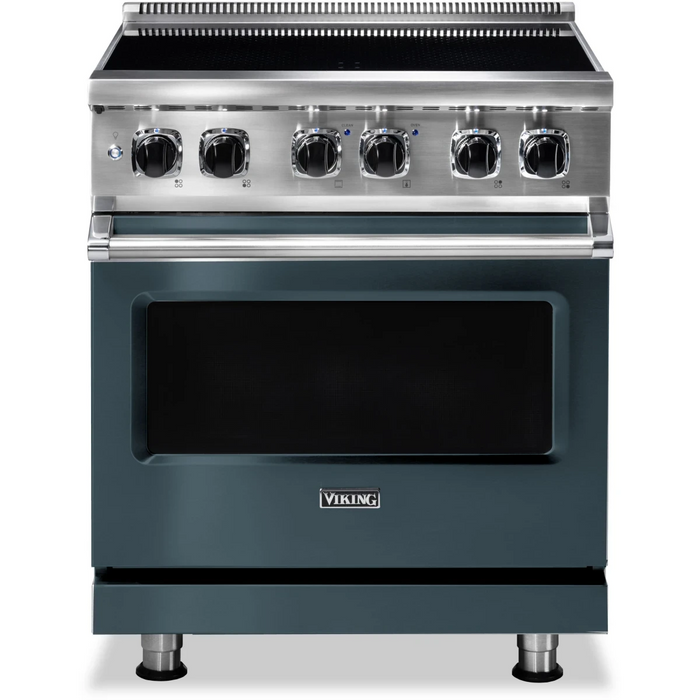 Viking® 5 Series 30" Stainless Steel Pro Style Induction Range VIR53024BSS