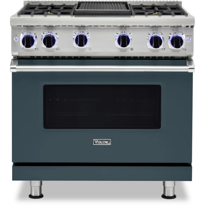 Viking® 7 Series 36" Stainless Steel Pro Style Range VGR73624GSS