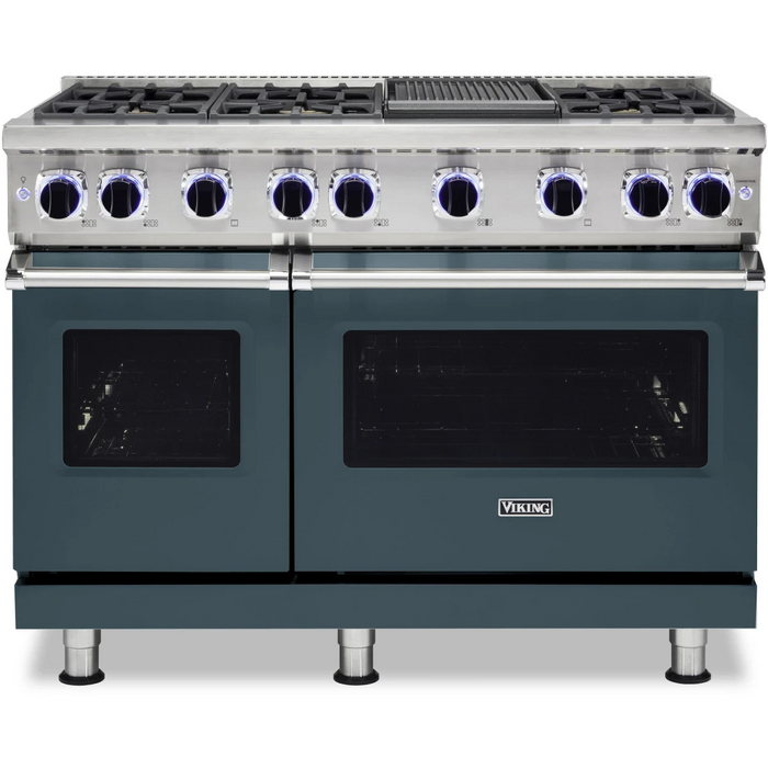 Viking® 7 Series 48" Stainless Steel Pro Style Dual Fuel Range VDR74826GSS