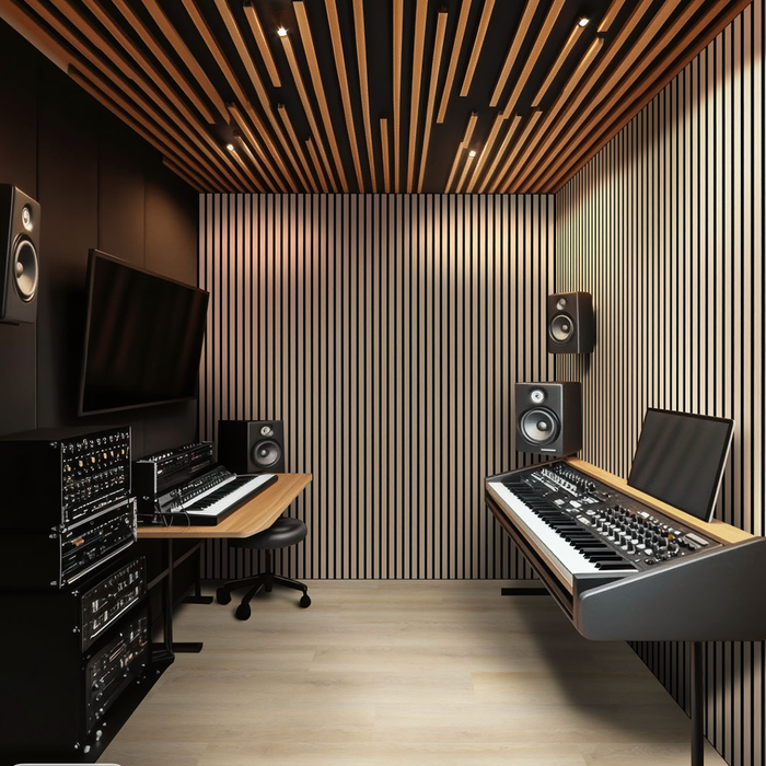 MSI Blonde Acoustic Wood Slat Panels WPNL-ACWFLTBLON9.5X94.5