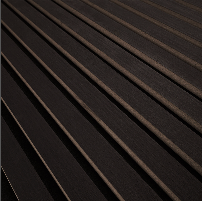 MSI Ebony Acoustic Wood Slat Panels WPNL-ACWFLTEBON9.5X94.5