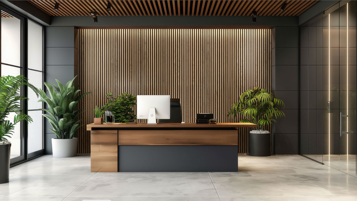 MSI Natural Acoustic Wood Slat Wall Panels WPNL-ACWFLTNATU9.5X94.5