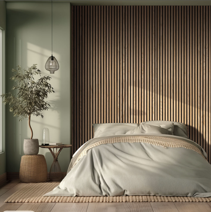 MSI Natural Acoustic Wood Slat Wall Panels WPNL-ACWFLTNATU9.5X94.5