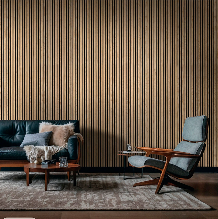 MSI Natural Acoustic Wood Slat Wall Panels WPNL-ACWFLTNATU9.5X94.5