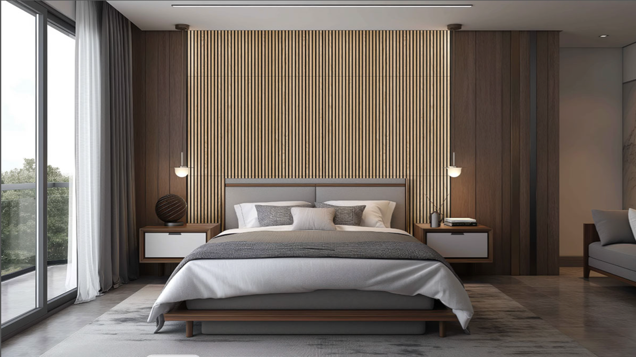 MSI Natural Acoustic Wood Slat Wall Panels WPNL-ACWFLTNATU9.5X120