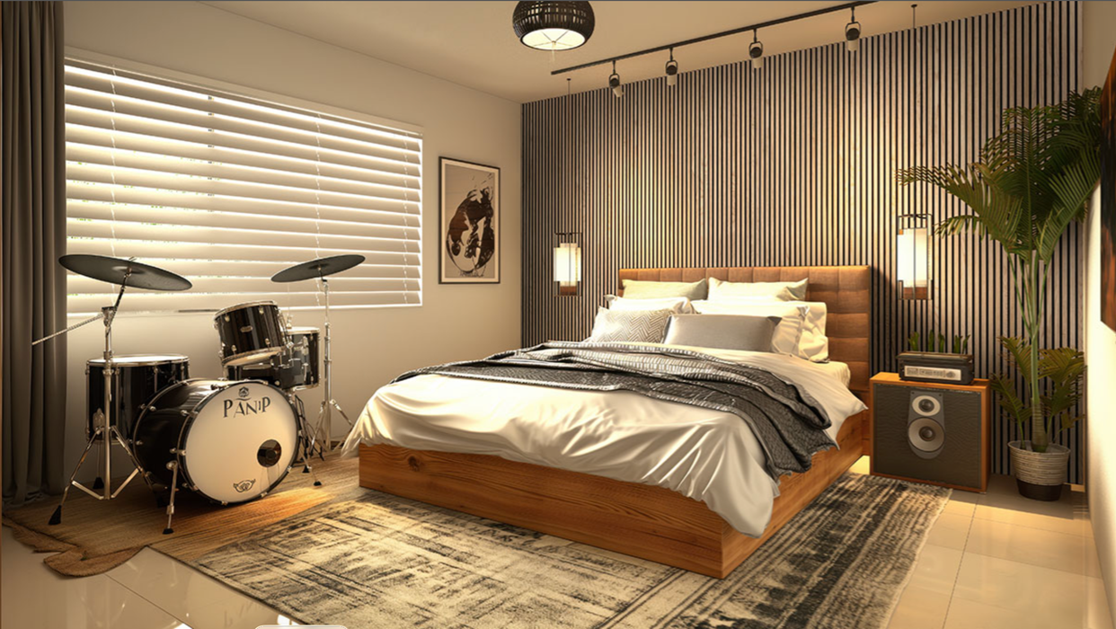 MSI Natural Acoustic Wood Slat Wall Panels WPNL-ACWFLTNATU9.5X120