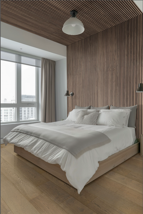 MSI Tawny Acoustic Wood Slat Wall Panels WPNL-ACWFLTTAWN9.5X120