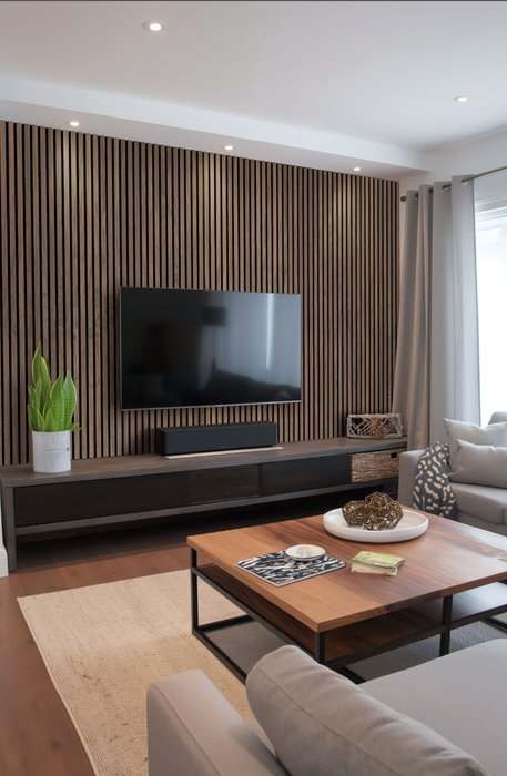MSI Tawny Acoustic Wood Slat Wall Panels WPNL-ACWFLTTAWN9.5X120