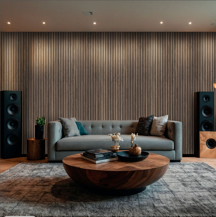 MSI Tawny Acoustic Wood Slat Wall Panels WPNL-ACWFLTTAWN9.5X120