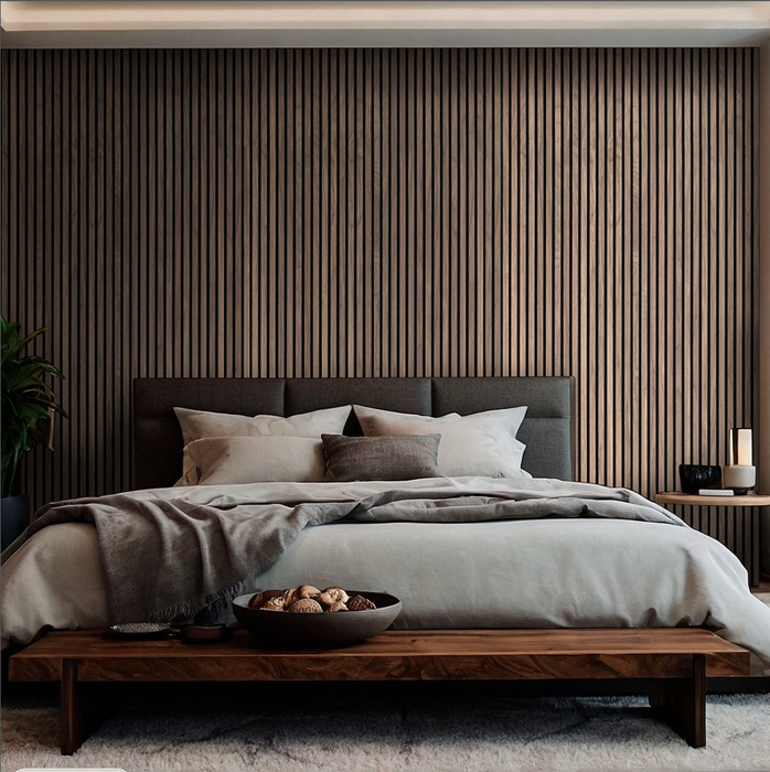 MSI Tawny Acoustic Wood Slat Wall Panels WPNL-ACWFLTTAWN9.5X120