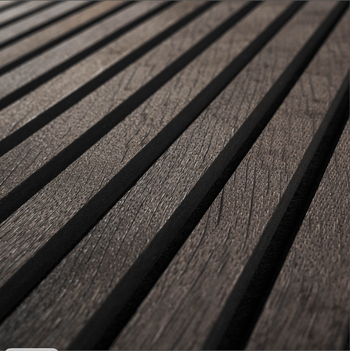 MSI Umber Acoustic Wood Slat Wall Panels WPNL-ACWFLTUMBE9.5X94.5
