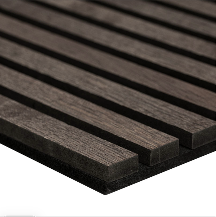 MSI Umber Acoustic Wood Slat Wall Panels WPNL-ACWFLTUMBE9.5X94.5