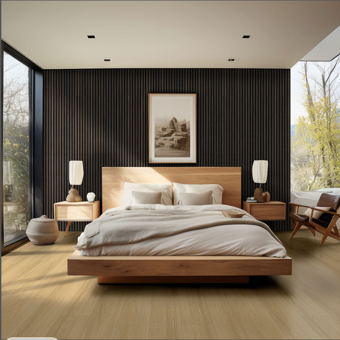 MSI Umber Acoustic Wood Slat Wall Panels WPNL-ACWFLTUMBE9.5X94.5