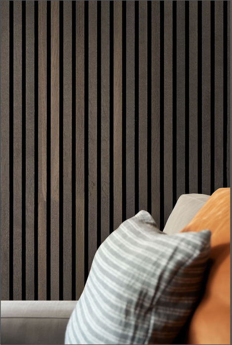 MSI Umber Acoustic Wood Slat Wall Panels WPNL-ACWFLTUMBE9.5X94.5