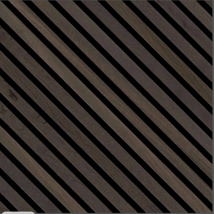 MSI Umber Acoustic Wood Slat Wall Panels WPNL-ACWFLTUMBE9.5X120