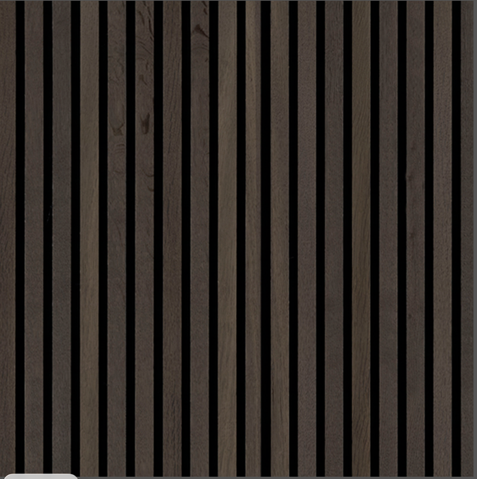 MSI Umber Acoustic Wood Slat Wall Panels WPNL-ACWFLTUMBE9.5X120