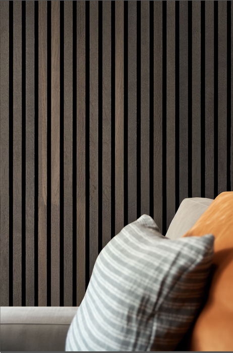 MSI Umber Acoustic Wood Slat Wall Panels WPNL-ACWFLTUMBE9.5X120