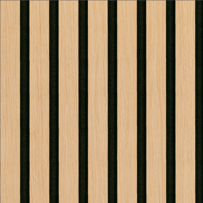 MSI Almond 24x48 Acoustic Wood Slat WPNL-ACWFLTHARALM24X48