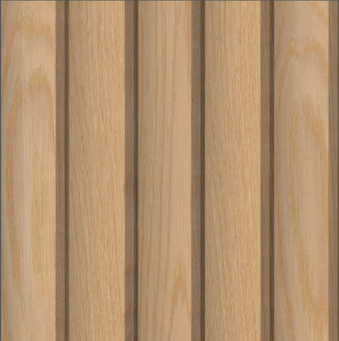 MSI Natural Reeded Acoustic Wood Slat Panels WPNL-ACWNATREE9.5X94.5