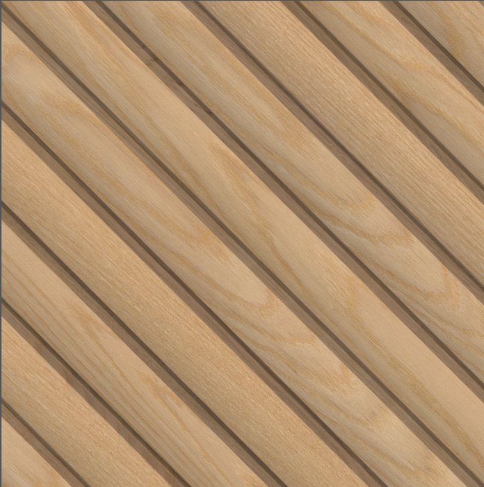 MSI Natural Reeded Acoustic Wood Slat Panels WPNL-ACWNATREE9.5X94.5