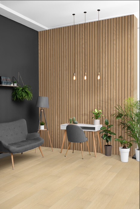MSI Natural Reeded Acoustic Wood Slat Panels WPNL-ACWNATREE9.5X94.5