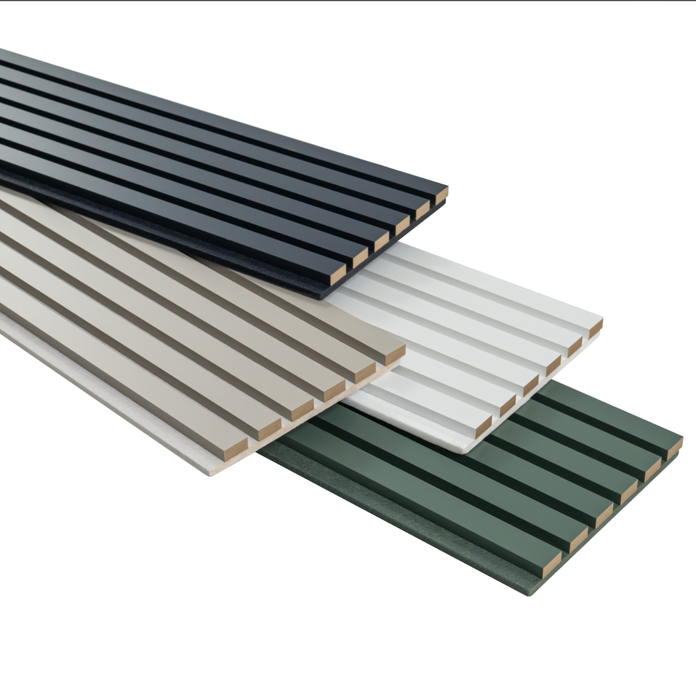 MSI Navy Acoustic Slat Wall Panel WPNL-ACWFLTNAV9.5X94.5