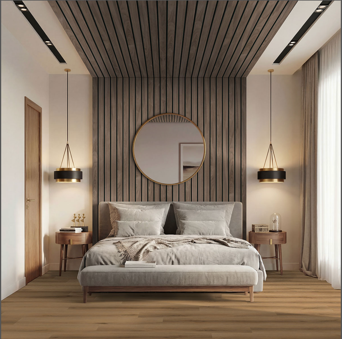 MSI Tawny Macro Acoustic Wood Slat Panels WPNL-ACWFLTTAWMAC10.63X94.5