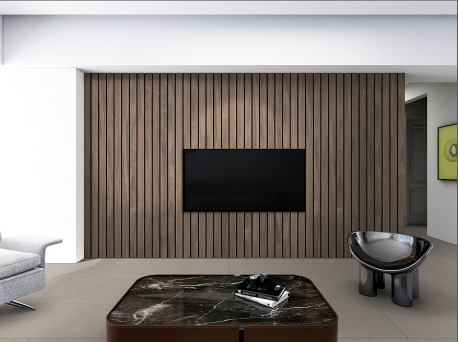 MSI Tawny Macro Acoustic Wood Slat Panels WPNL-ACWFLTTAWMAC10.63X94.5