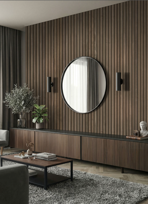 MSI Tawny Reeded Acoustic Wood Slat Panels WPNL-ACWTAWREE9.5X94.5