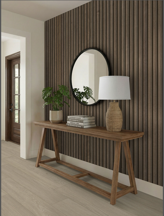 MSI Tawny Reeded Acoustic Wood Slat Panels WPNL-ACWTAWREE9.5X94.5