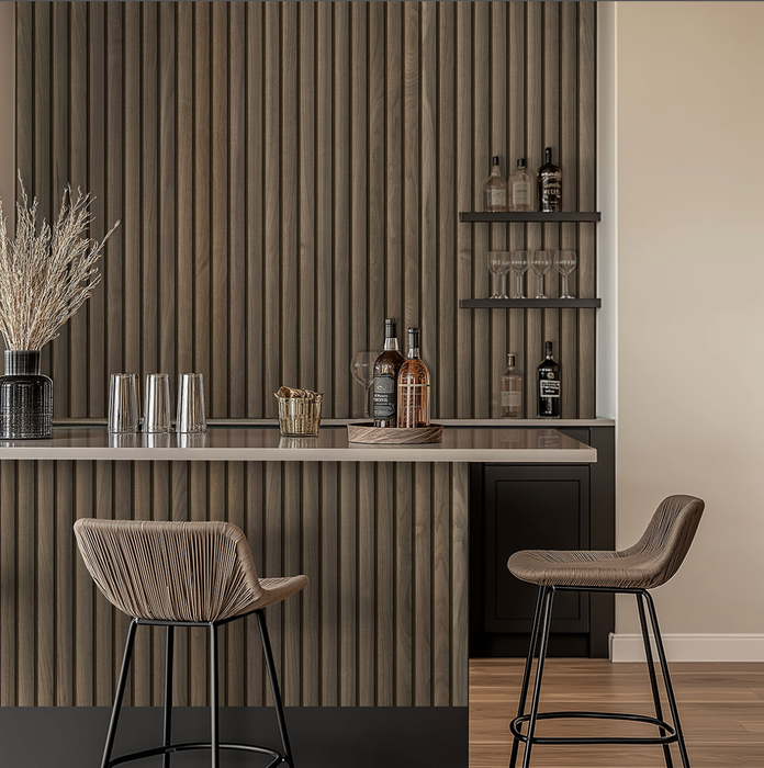MSI Tawny Reeded Acoustic Wood Slat Panels WPNL-ACWTAWREE9.5X94.5