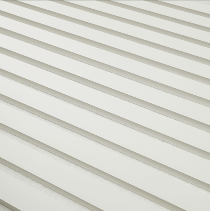 MSI White Acoustic Slat Wall Panel WPNL-ACWFLTWHI9.5X94.5
