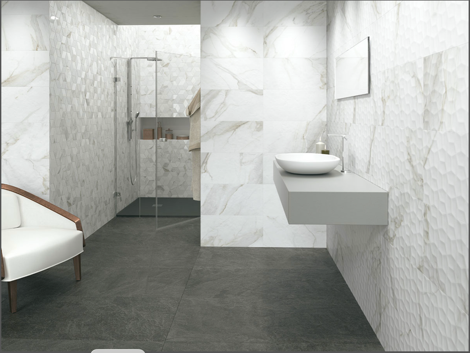 MSI Adella Viso Calacatta 12x24 Satin NADEVISCAL1224
